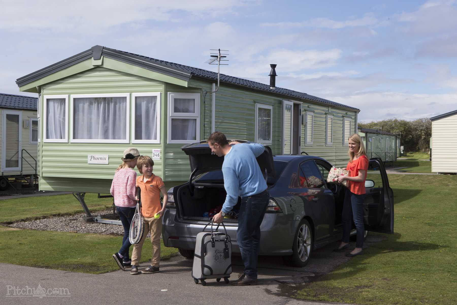 family caravan for holiday letting cleaning